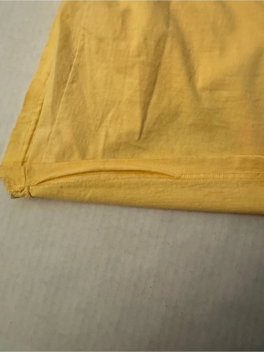 Flor de Cana Vintage Yellow Logo Short Sleeve Tee - Women - Picture 10 of 10